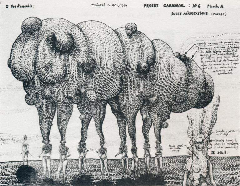Dessins de grandes formes pour le carnaval