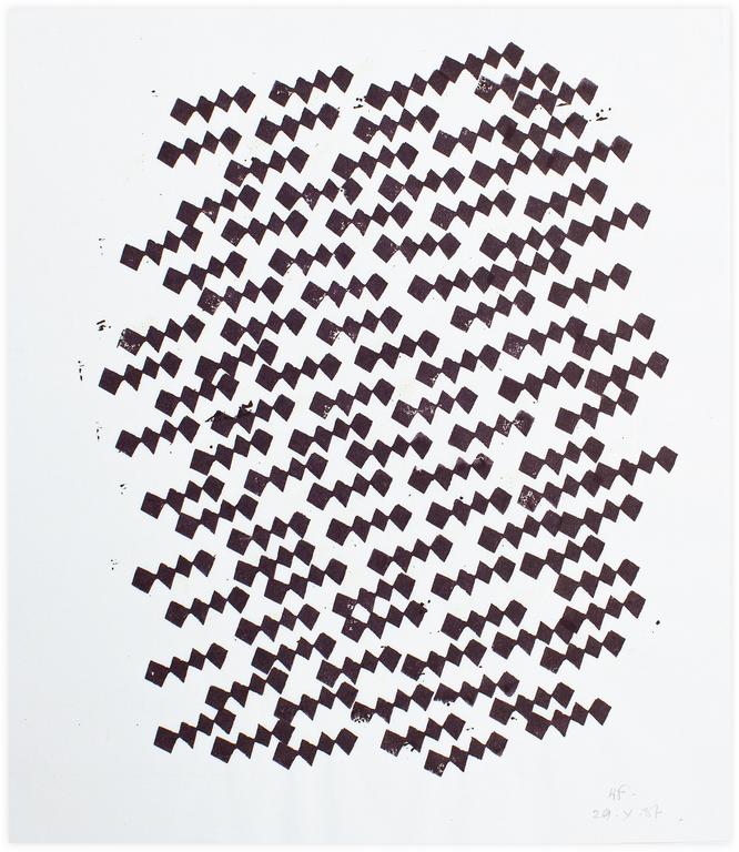 Catalogue raisonné, Henri Foucault, Monotype du 29/10/87-4