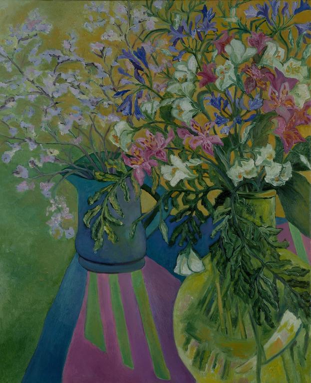 Catalogue raisonné, Brigitte Moreau Serre, Nature morte à la nappe à Saint Tropez