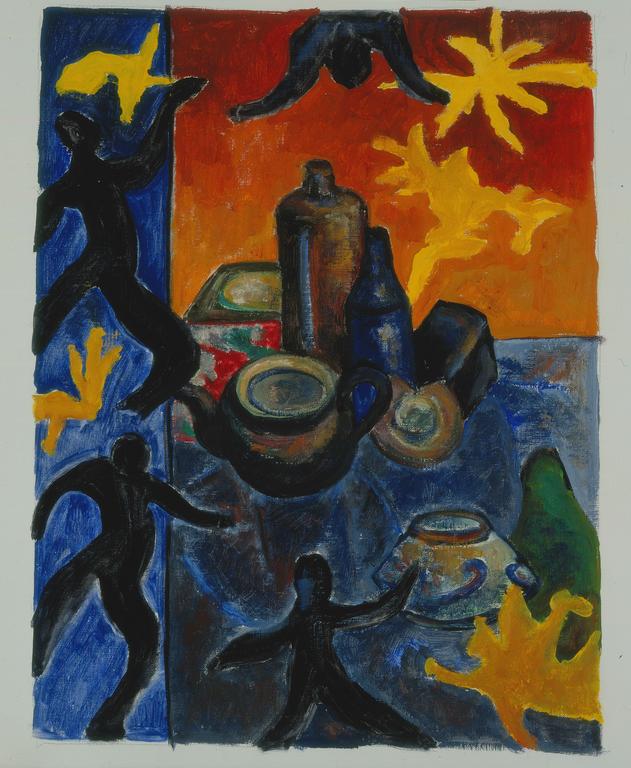 Catalogue raisonné, Nature morte aux petits personnages, Brigitte Moreau Serre
