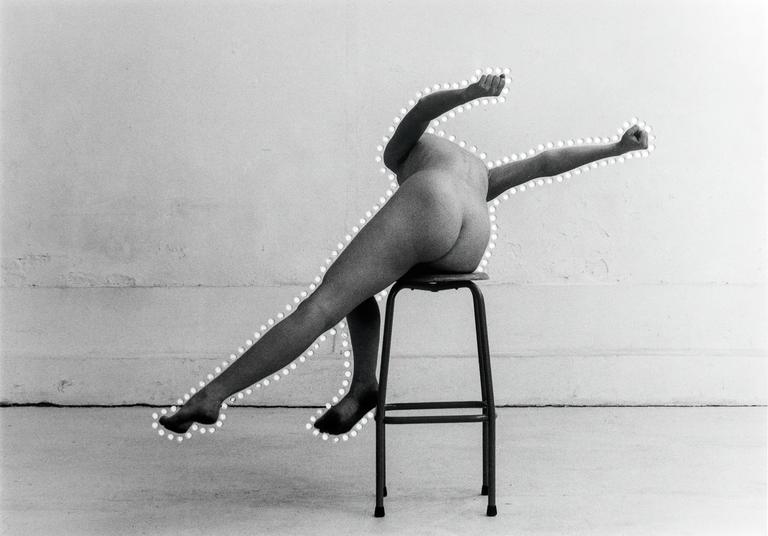 Henri Foucault, Nu et tabouret - version C - 2003