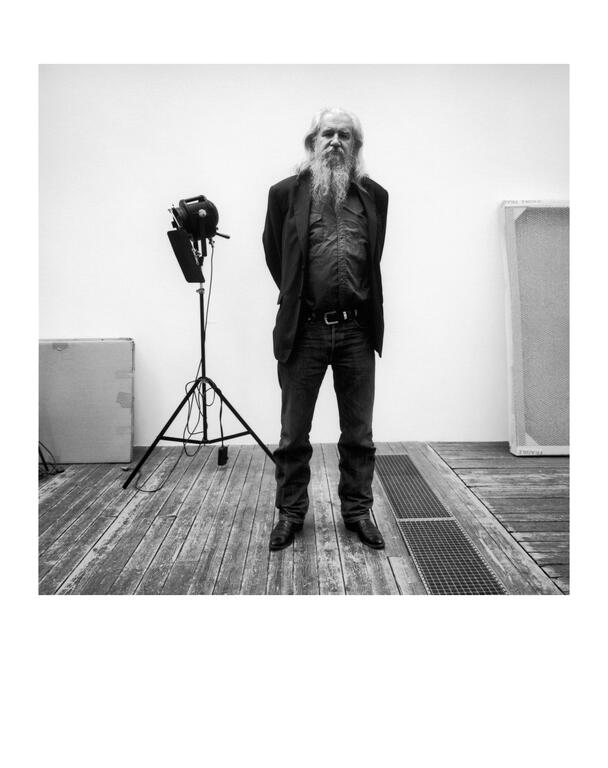Olivier Mosset, Photographie de Philip Hugues Bonan 
