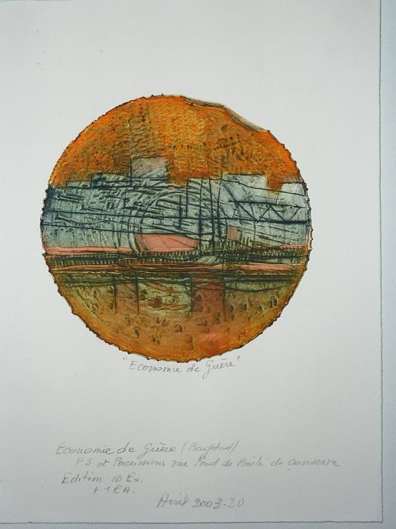 Catalogue raisonné, , Economie de guère (Bagdad)