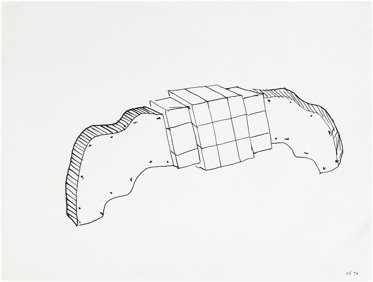 Catalogue raisonné, Henri Foucault, Projet de sculpture 3 - 1990