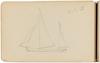 Carnet de dessins, Plymouth-Santander, 1929, 16