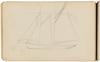 Carnet de dessins, Plymouth-Santander, 1929, 44