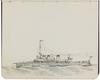 Carnet de dessins, 70 images de bateaux, 1915