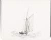 Carnet de dessins, 70 images de bateaux, 1915
