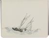 Carnet de dessins, 70 images de bateaux, 1915