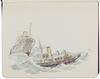 Carnet de dessins, 70 images de bateaux, 1915