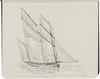 Carnet de dessins, 70 images de bateaux, 1915
