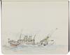 Carnet de dessins, 70 images de bateaux, 1915