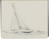 Carnet de dessins, 70 images de bateaux, 1915