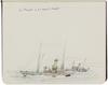 Carnet de dessins, 70 images de bateaux, 1915