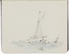 Carnet de dessins, 70 images de bateaux, 1915