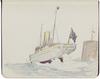 Carnet de dessins, 70 images de bateaux, 1915