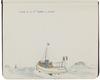 Carnet de dessins, 70 images de bateaux, 1915