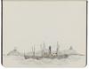 Carnet de dessins, 70 images de bateaux, 1915