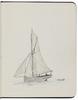 Carnet de dessins, 70 images de bateaux, 1915