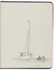 Carnet de dessins, 70 images de bateaux, 1915