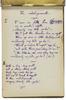 Carnet avec reliure en laiton contenant quelques chansons en anglais datant de la période d'écolier de Marin Marie.