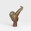 Vase coq brun