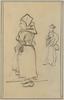 bretonne et homme debout, 1884-1888