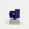 Joel Froment, Sculpture MADI sur socle blanc — 1993, vue 2