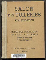 Catalogue Salon de Tuileries 1948 Couverture