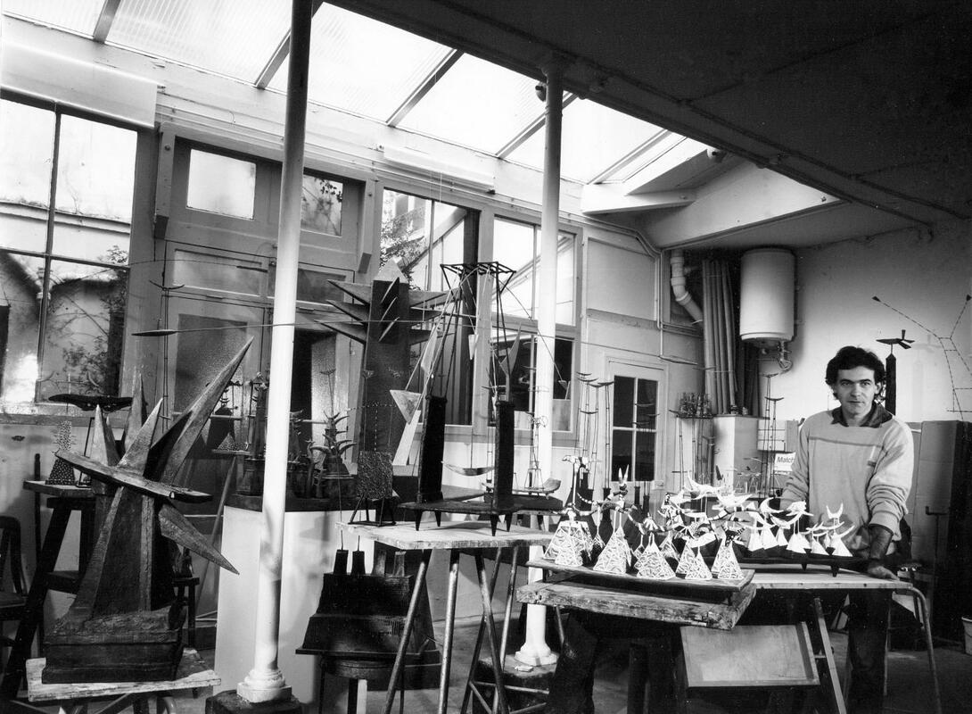 Atelier rue de Vaucouleurs, 1985 Atelier rue de Vaucouleurs, 1985