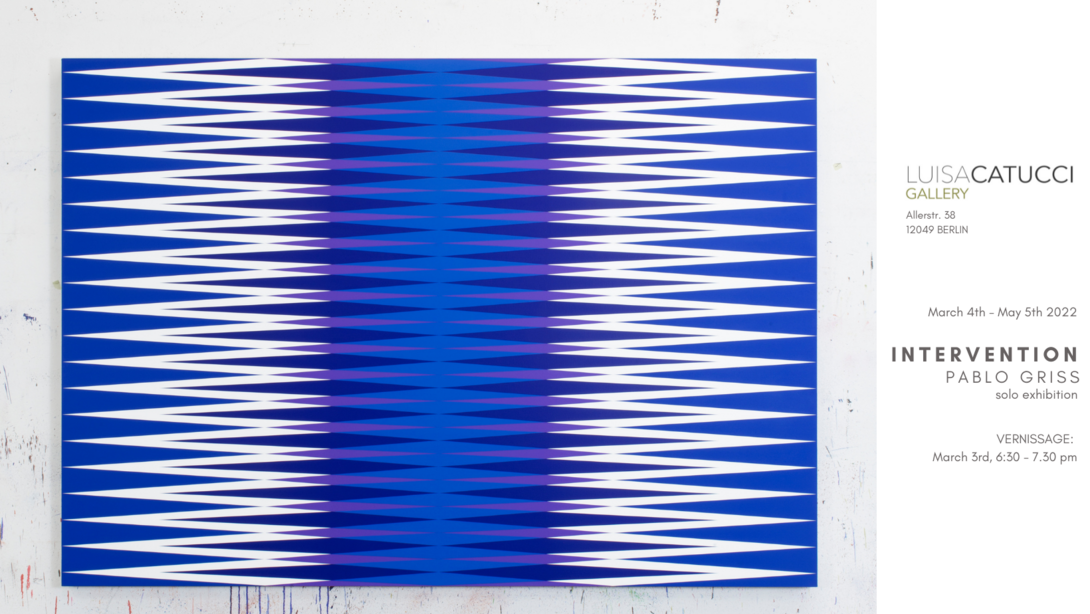 Intervention Blu-Violet, 160x230, acrylique sur toile, 2022