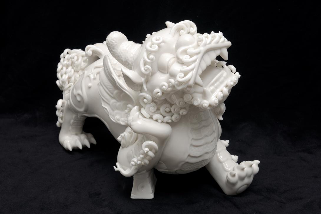 Danful Yang (1980), Day dream, 2010, porcelaine blanche, 23,2 x 15,2 x 36 cm