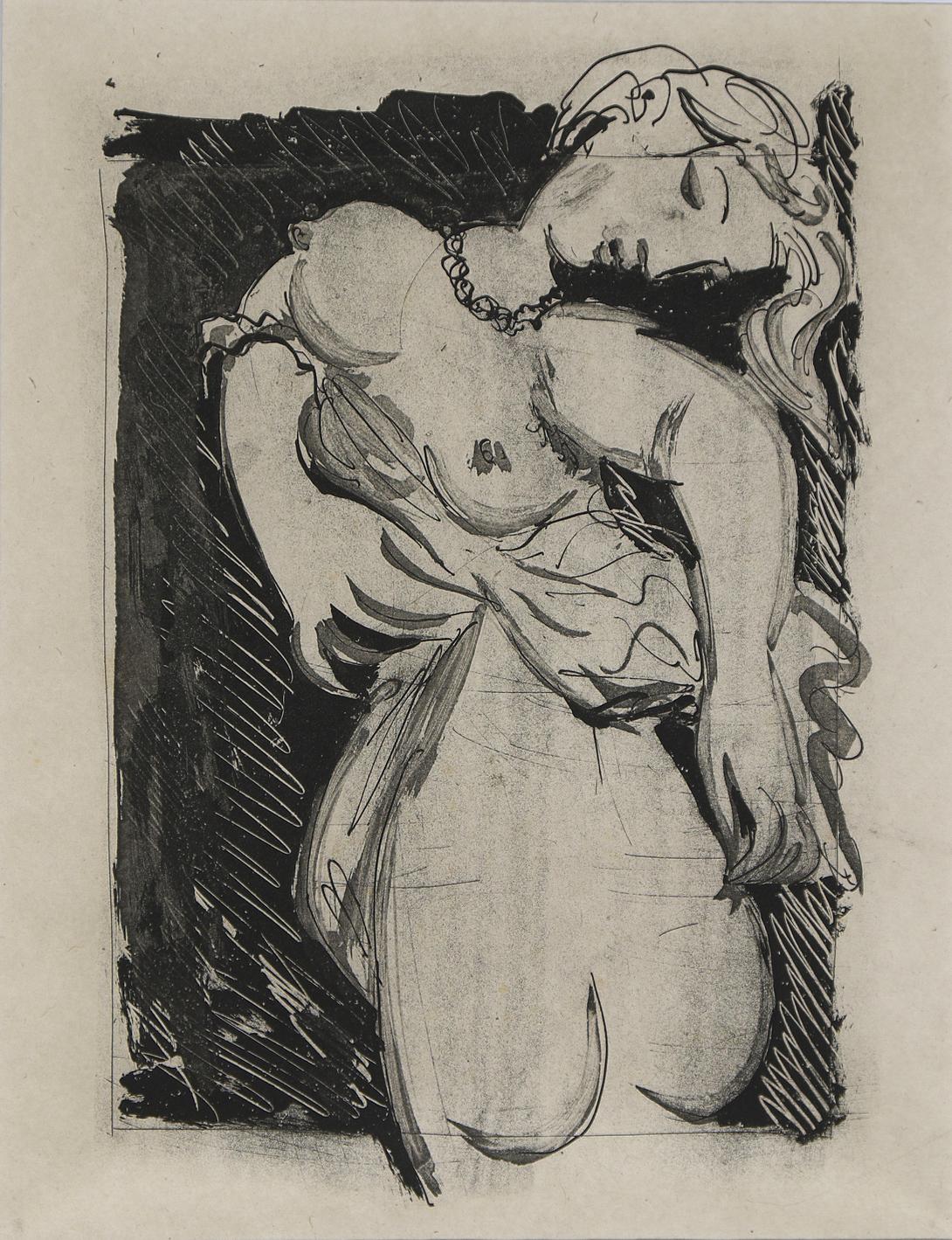 Pablo Picasso (1881-1973), La Puce, 1936-1942, eau-forte et aquatinte sur papier de Chine, 37 x 27 cm