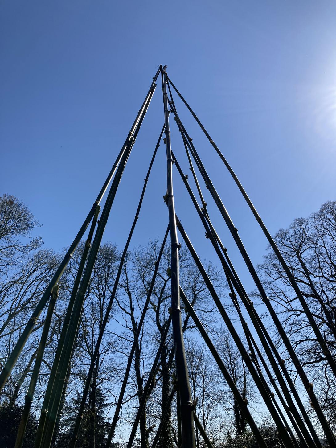 Installation "les Dialogues" Emmanuelle Briat, Château de Seneffe, Belgique