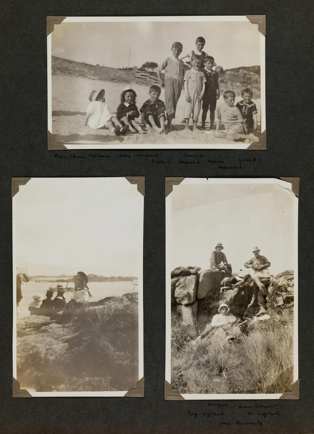 photos de famille, 1911, enfants