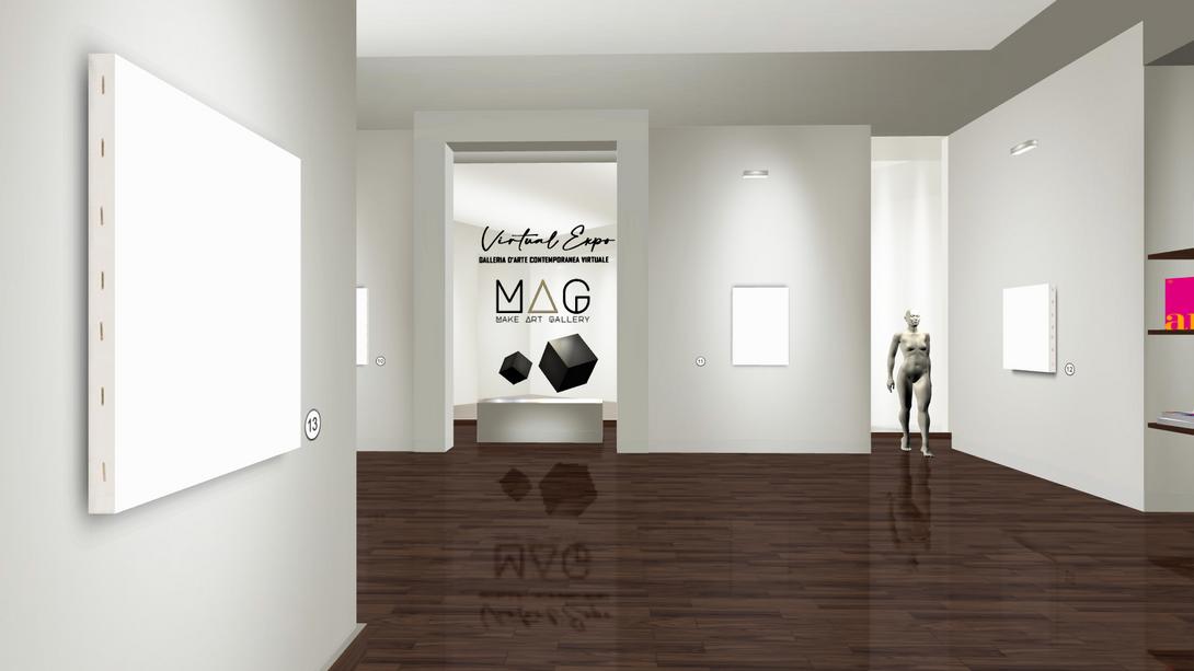 Make Art Gallery 1st hall - Virtual Art Gallery Online