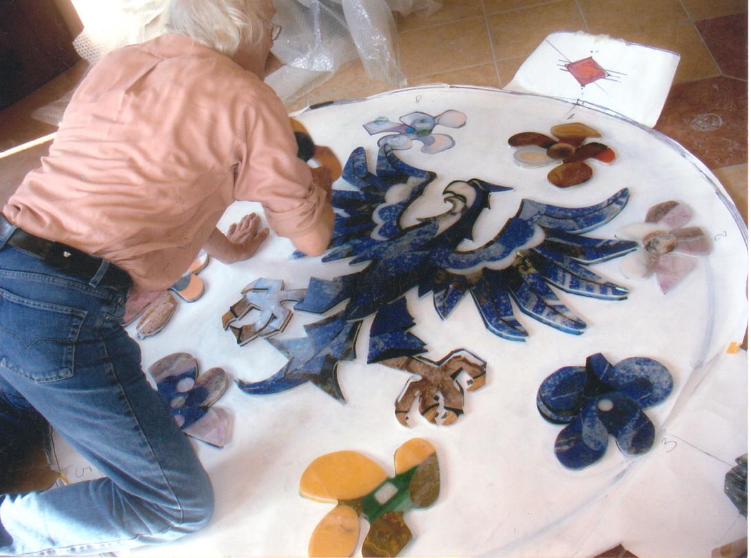 Travail sur le Blason d'Echternach