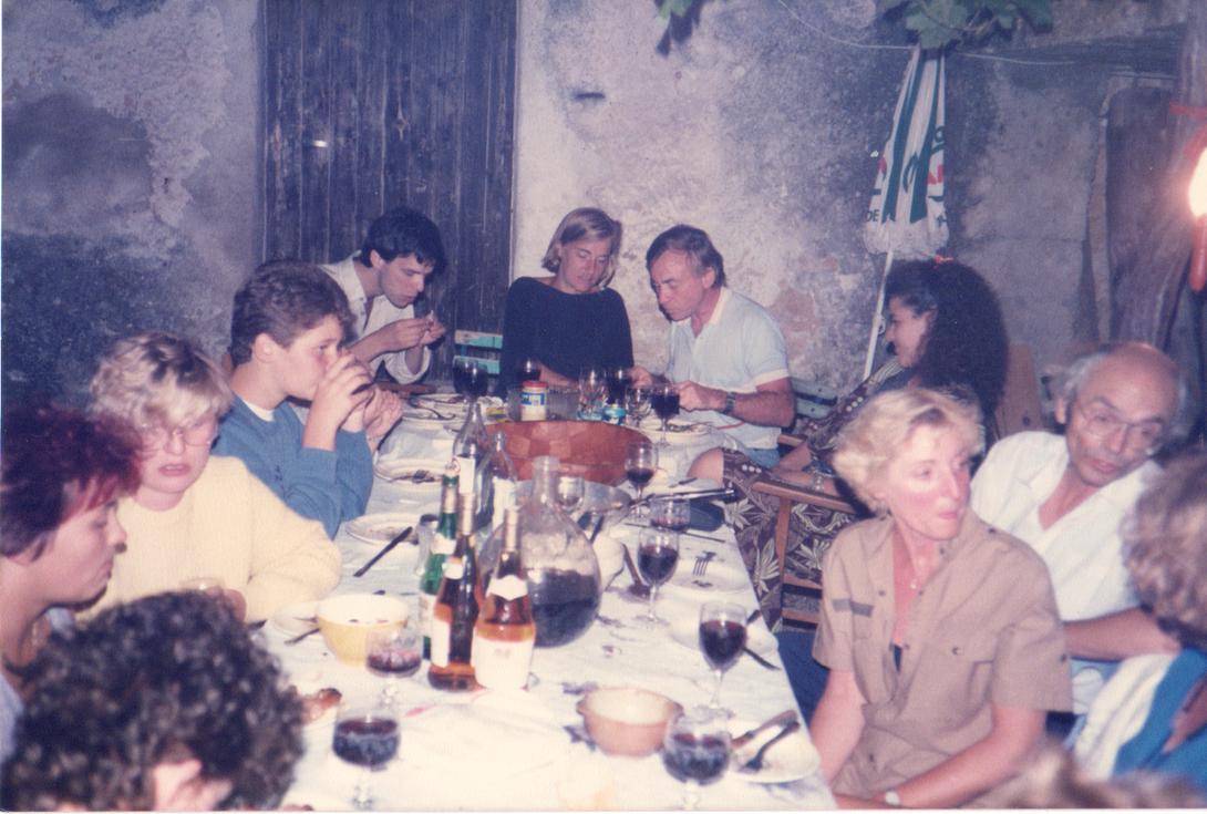 Chez Herbert à Lioux en 1986