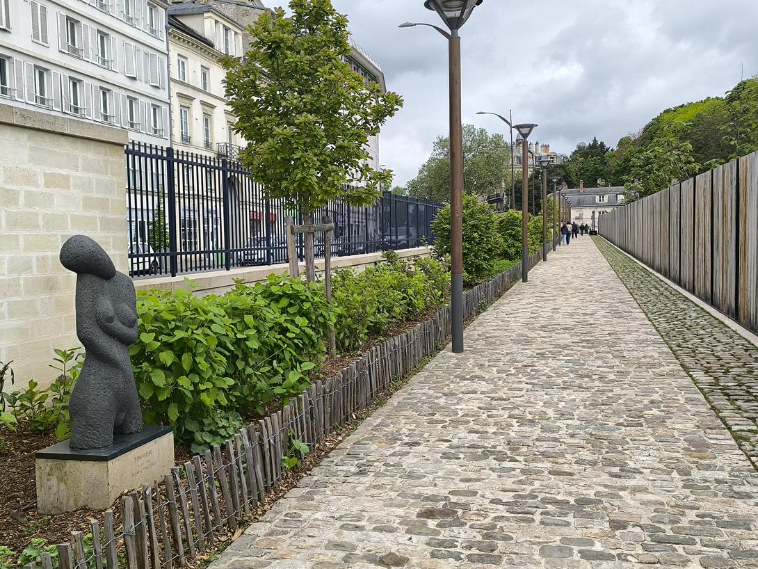 Vue d'ensemble de la Promenade des Jardins