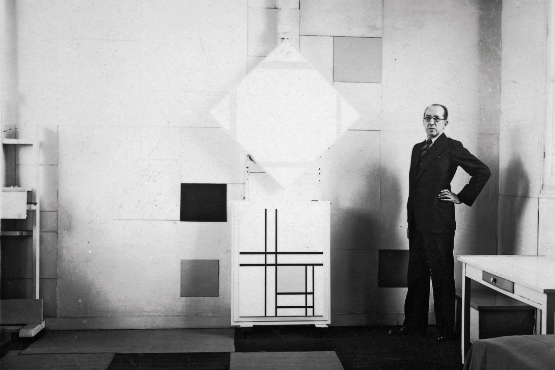 Atelier de Mondrian, 26 rue du Départ, été 1926
