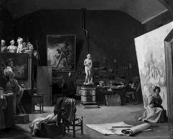 Atelier Cogniet par sa soeur Marie Amélie Cogniet, 1831