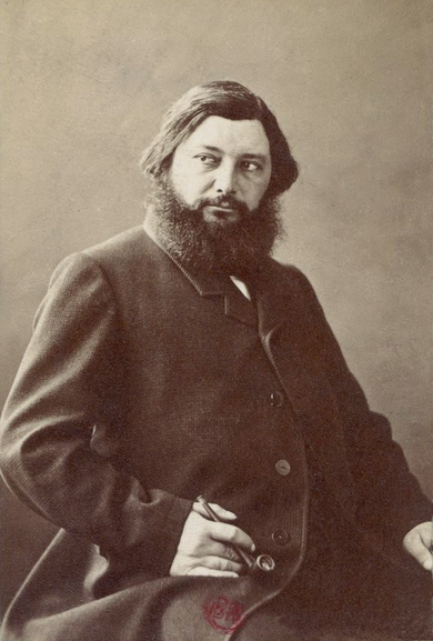 Portrait Photgraphique de Gustave Courbet, Chef de file du Réalisme